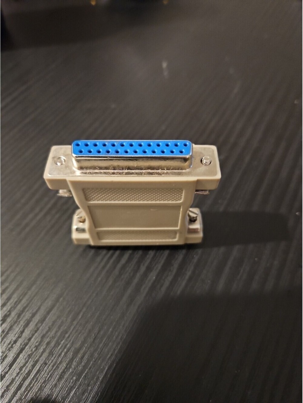 Kentek DB25 25Pin Female to Female Molded Adapter Gender Changer RS-232 Printer